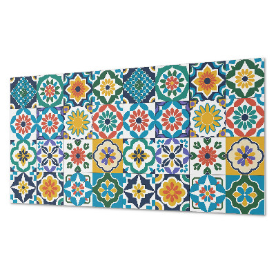 Panel winylowy Kwiatowo-geometryczne kompozycje