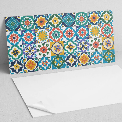 Panel winylowy Kwiatowo-geometryczne kompozycje