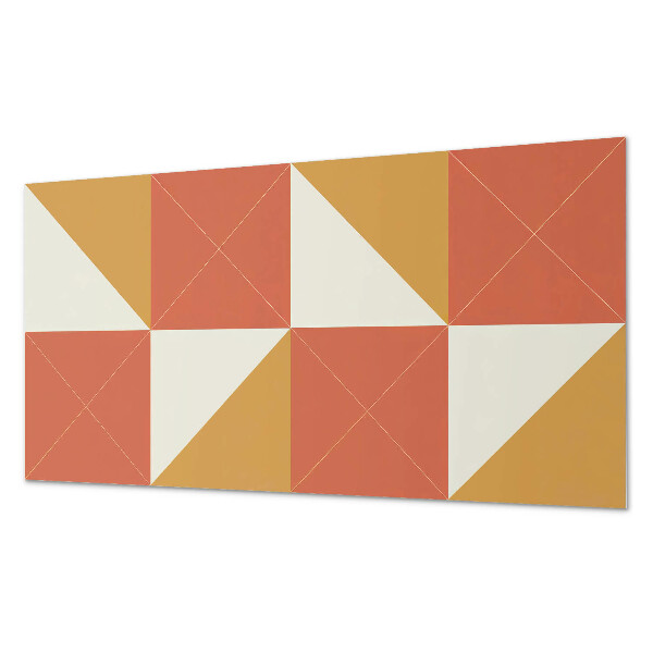 Panel ścienny Ciepłe geometryczne wzory