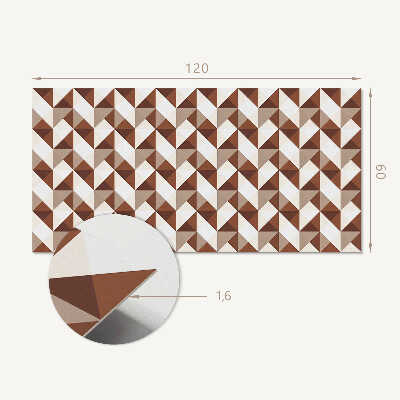 Panel ścienny Trójkątna geometria w nowoczesnym stylu