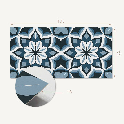 Panel ścienny Kwiatowa harmonia w symetrii