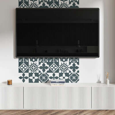 Panel winylowy Geometryczne motywy w kafelkach