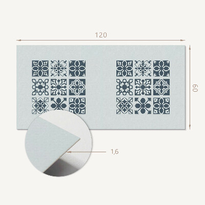 Panel ścienny Kształty geometryczne w prostokątach