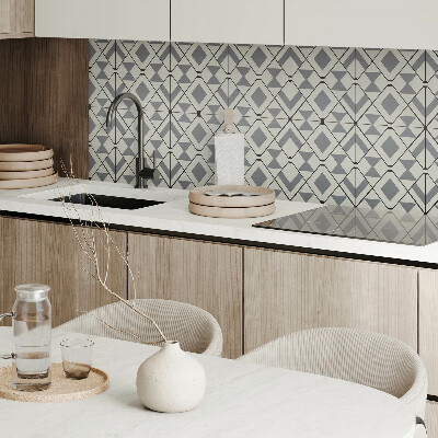 Panel ścienny Wzór rombowy w stylu geometrycznym