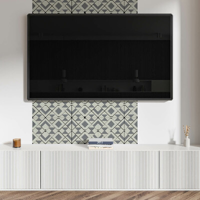 Panel ścienny Wzór rombowy w stylu geometrycznym