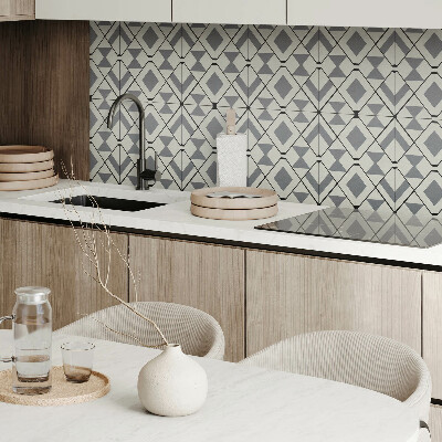 Panel ścienny Wzór rombowy w stylu geometrycznym