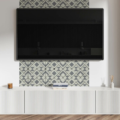 Panel ścienny Wzór rombowy w stylu geometrycznym