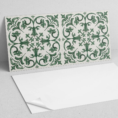 Panel winylowy Roślinny motyw z kwiatowymi detalami