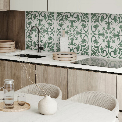 Panel winylowy Roślinny motyw z kwiatowymi detalami