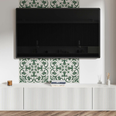 Panel winylowy Roślinny motyw z kwiatowymi detalami