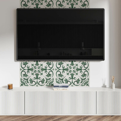 Panel winylowy Roślinny motyw z kwiatowymi detalami