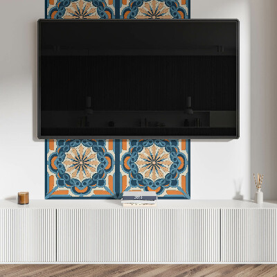 Panel ścienny Kwiatowa mandala w harmonijnych kręgach