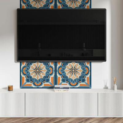 Panel ścienny Kwiatowa mandala w harmonijnych kręgach