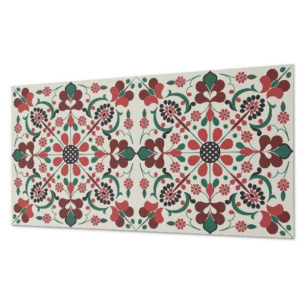 Panel winylowy Kwiatowa harmonia w symetrycznym stylu