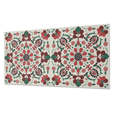 Panel winylowy Kwiatowa harmonia w symetrycznym stylu