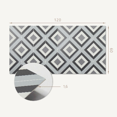 Panel ścienny Rombowy wzór geometryczny