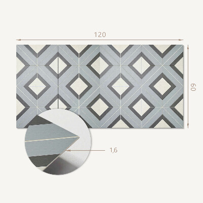 Płyta na ścianę Pastelowa geometria