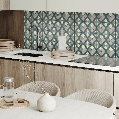 Panel winylowy Kratkowy wzór geometryczny