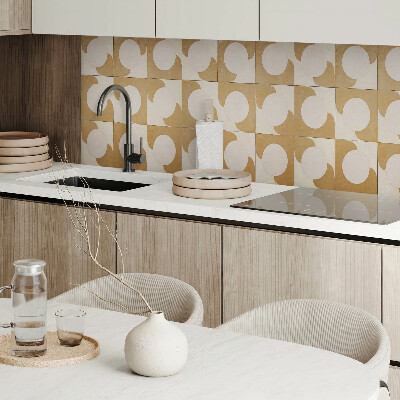 Panel ścienny Wzór geometrycznych kół i łuków