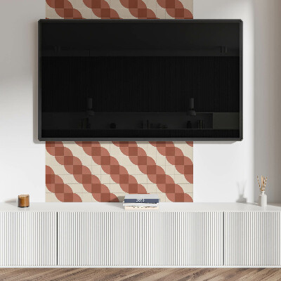 Panel winylowy Wzór falisty w geometrii