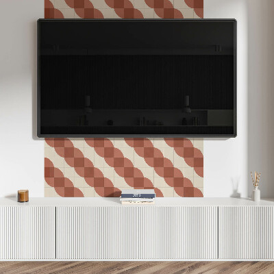 Panel winylowy Wzór falisty w geometrii