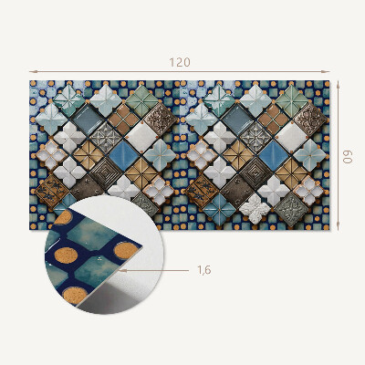 Panel winylowy Ceramiczne motywy płytek