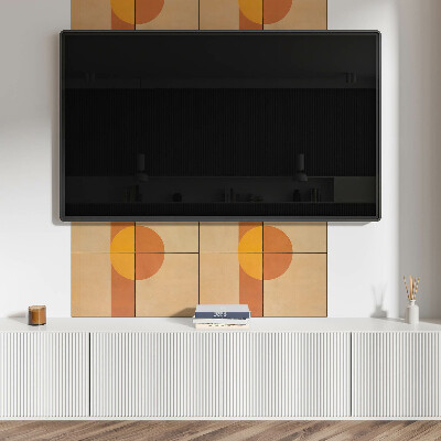 Panel ścienny Nowoczesny motyw kształtów geometrycznych