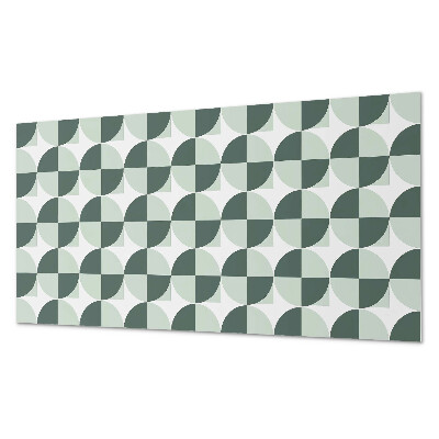 Płyta na ścianę Okręgi i kwadraty w geometrycznym stylu