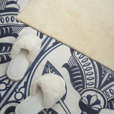 Panel ścienny Kwiatowy motyw w stylu ceramicznym