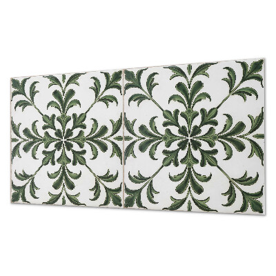Panel winylowy Roślinny wzór na ceramice