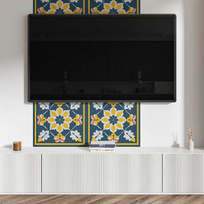 Panel winylowy Kwiatowa harmonia w symetrii