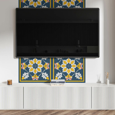 Panel winylowy Kwiatowa harmonia w symetrii