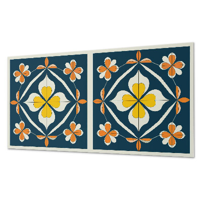 Panel ścienny Kwiatowa symetria w harmonijnym układzie
