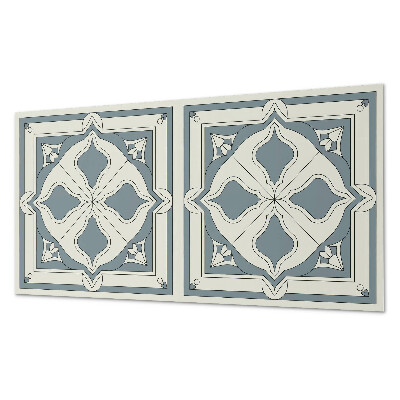 Płyta na ścianę Kwiatowy motyw na ceramice