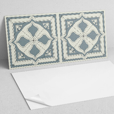 Płyta na ścianę Kwiatowy motyw na ceramice
