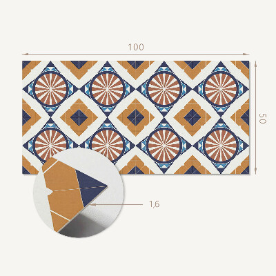 Panel ścienny Wzór geometryczny z okręgami