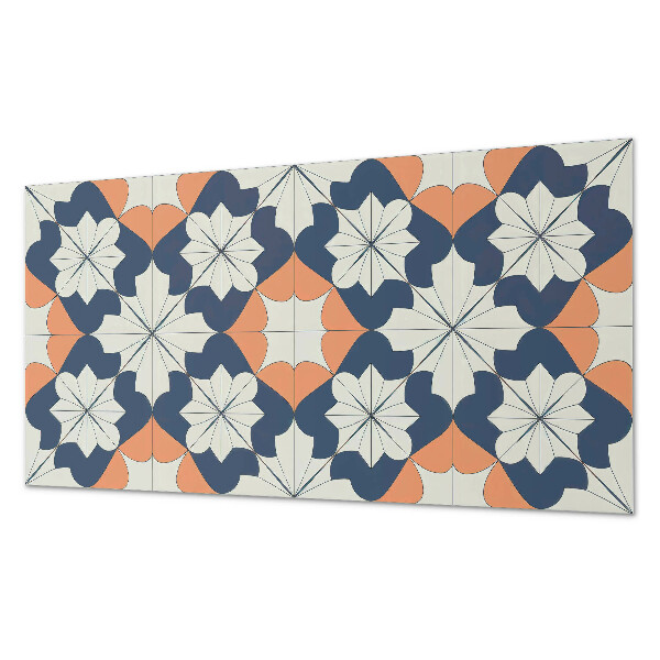 Panel ścienny Kwiatowy motyw geometryczny