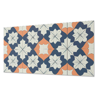 Panel ścienny Kwiatowy motyw geometryczny