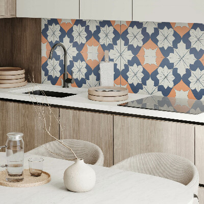Panel ścienny Kwiatowy motyw geometryczny