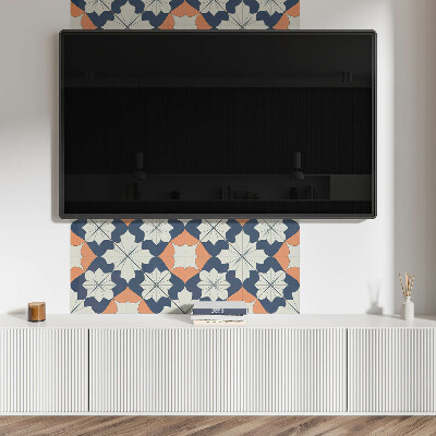 Panel ścienny Kwiatowy motyw geometryczny