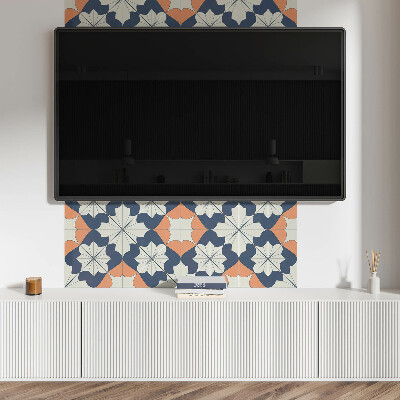 Panel ścienny Kwiatowy motyw geometryczny