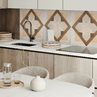 Panel winylowy Kształty w geometrycznym kwadracie