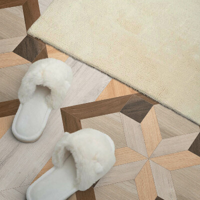 Panel winylowy Kształty w geometrycznym kwadracie