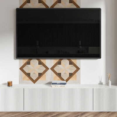 Panel winylowy Kształty w geometrycznym kwadracie