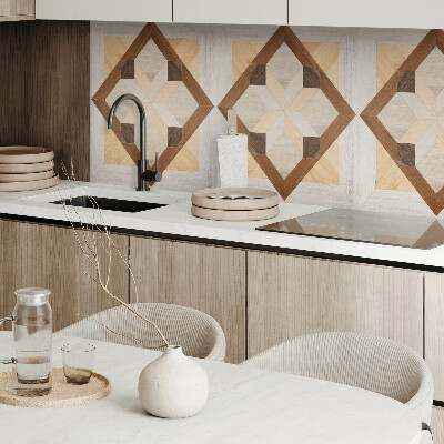 Panel winylowy Kształty w geometrycznym kwadracie