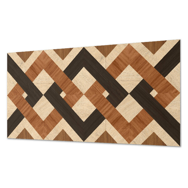Panel winylowy Geometryczny motyw drewniany