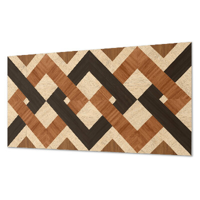 Panel winylowy Geometryczny motyw drewniany