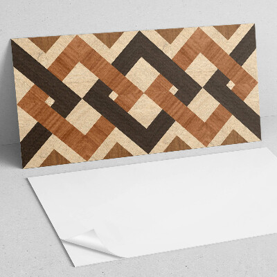 Panel winylowy Geometryczny motyw drewniany