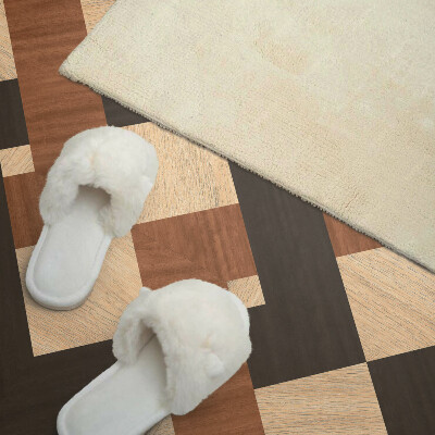Panel winylowy Geometryczny motyw drewniany