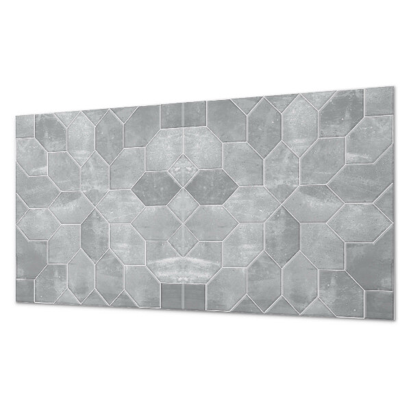 Panel ścienny Heksagonalna mozaika w stylu geometrycznym